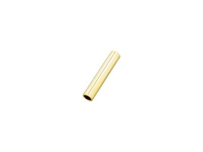 Intercalaire tube 10 x 1,50 mm, Gold filled, sachet de 10