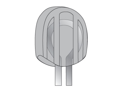Embout de silicone pour boucles d'oreilles, sachet de 10 paires - Image Standard - 2