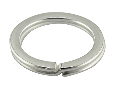 Porte-clés anneau brisé 24 mm, Acier chiurgical, sachet de 10 - Image Standard - 1
