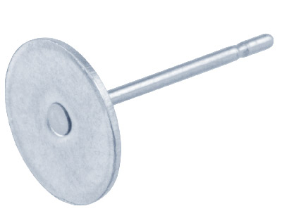 Tige avec bout plat 7 mm, Acier chirurgical, sachet de 5 paires - Image Standard - 1