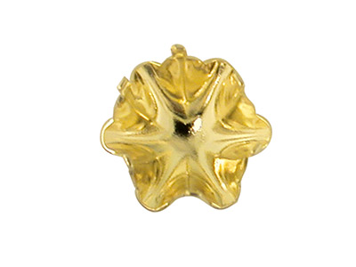 Tige chaton bouton d'or 6 griffes 3 mm, Or jaune 9k, la pièce - Image Standard - 2