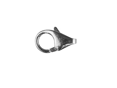 Fermoir Menotte sans anneau 7 mm, Or gris 9k - Image Standard - 1