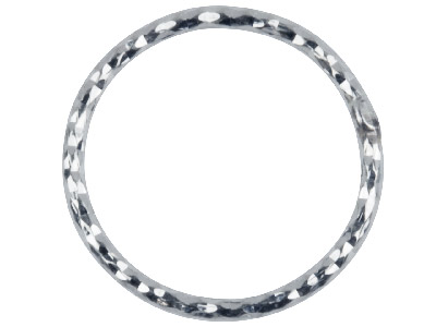 Anneau de bout diamanté 12 mm, Argent 925, sachet de 10 - Image Standard - 1