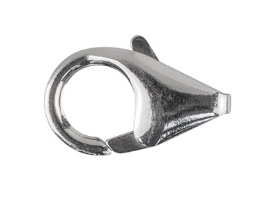 Fermoir Menotte sans anneau 14 mm, Argent 925 - Image Standard - 1
