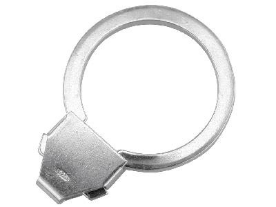 Porte-clés 25 mm, Argent 925 - Image Standard - 1