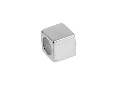 Intercalaire Cube 5 x 5 mm, Argent 925, sachet de 3 - Image Standard - 1