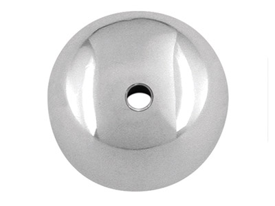 Intercalaire boule plate 8,1 mm, Argent 925