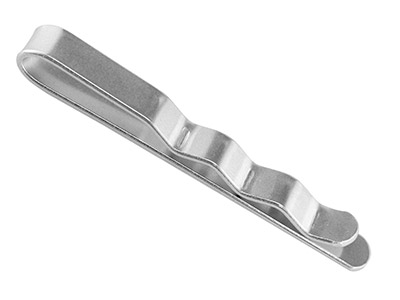 Pince cravate 50 x 6 mm, Argent 925 - Image Standard - 1