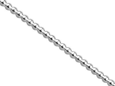 Fil perlé 3,00 mm, Argent 925 demi-dur - Image Standard - 1