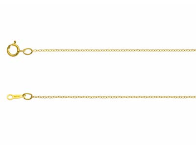 Chaîne maille Forçat 1,20 mm, 45 cm, Gold filled - Image Standard - 1
