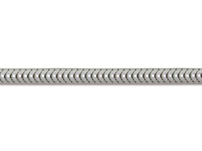 Chaîne maille Serpent ronde 1,6 mm, 45 cm, Argent 925 - Image Standard - 3