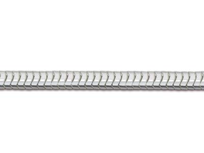 Chaîne maille Serpent ronde 1,9 mm, 45 cm, Argent 925 - Image Standard - 3