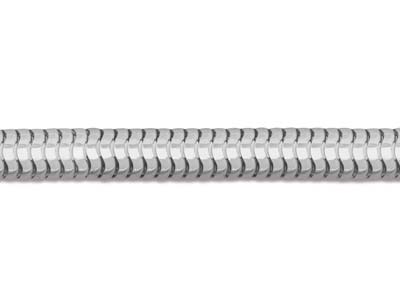 Chaîne maille Serpent ronde 5 mm 50 cm, Argent 925 - Image Standard - 3
