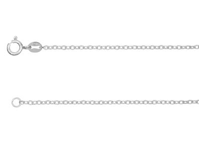 Chaîne maille Forçat 1,9 mm, 60 cm, Argent 925 - Image Standard - 1