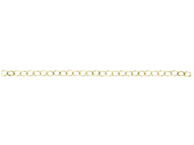 Chaîne maille Forçat 3,6 mm, Gold filled, au mètre - Image Standard - 1
