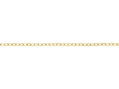 Chaîne maille Forçat martelée 1,30 mm, Gold filled - Image Standard - 1