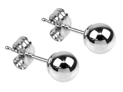 Boucles d'oreilles Boules 4 mm, Argent 925 - Image Standard - 2