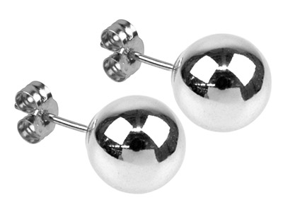 Boucles d'oreilles Boules 6 mm, Argent 925 - Image Standard - 2
