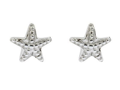 Boucles d'oreilles Etoiles de Mer, Argent 925 - Image Standard - 1