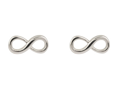 Boucles d'oreilles Infinity, Argent 925 - Image Standard - 1