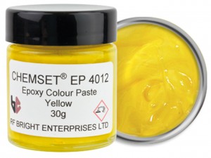 Résine Epoxy opaque jaune