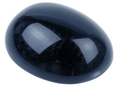 Onyx, cabochon ovale 10 x 8 mm