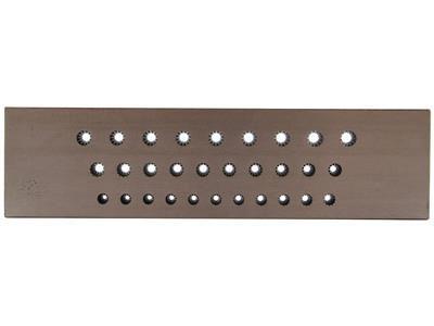 Filière de forme 30 trous n° 123, flocon de 2,00 à 6,00 mm, Joliot - Image Standard - 2