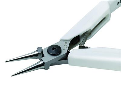 Pince bec rond effilé, longueur 12 cm, n° 7590 Lindstrom - Image Standard - 3