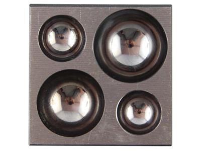 Dé à emboutir forme cubique, 50 mm, acier poli, Durston - Image Standard - 3