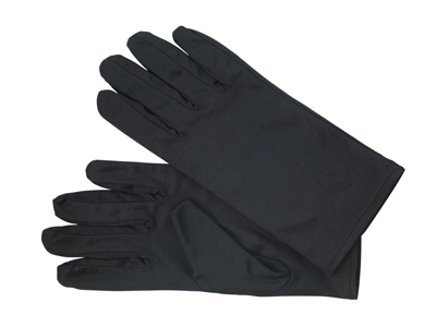Paire de gants en microfibre noir, taille M