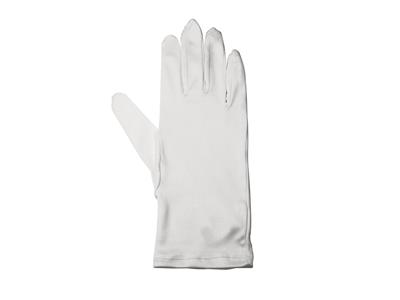 Paire de gants en microfibre blanc, taille M - Image Standard - 2