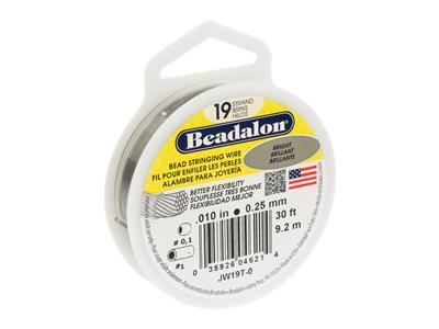 Fil d'acier avec gaine en nylon 0,25 mm, bobine de 9,20 m, Beadalon - Image Standard - 2