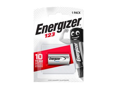 Pile 123 Lithium, pour appareil photo, boîte de 6, Energizer