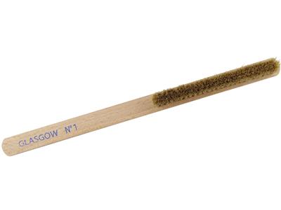 Brosse à main en soie blanche, rude - Image Standard - 2