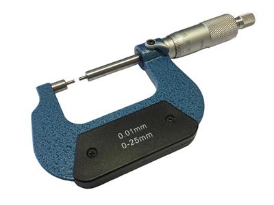 Palmer, ouverture de 0 à 25 mm, touche de 3 mm, précision 0,01 mm - Image Standard - 2