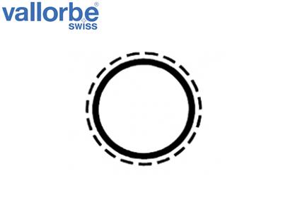 Lime ronde bout pointue n° 1660, 150 mm G1, Vallorbe - Image Standard - 2