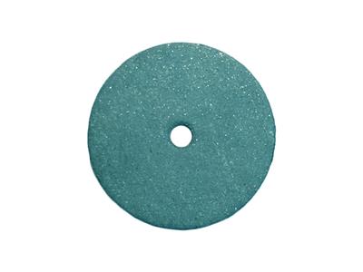 Meulette caoutchouc ronde, bleue, grain super brillant, 15 x 1,5 mm, n 5024, Dedeco