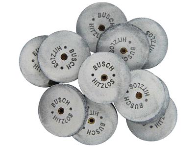 Meulette abrasive en carbure de silicium, grain moyen, 19 x 3 mm, n°772, Busch - Image Standard - 2