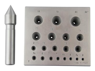 Chatonniere ronde de 5 à 20 mm, angle 28° - Image Standard - 2