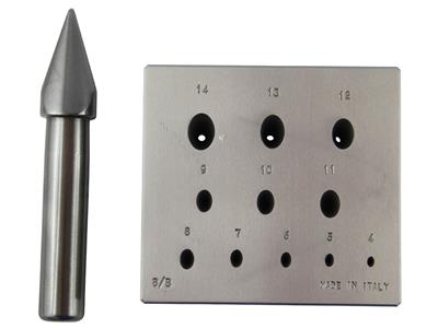 Chatonniere ovale de 4 à 14 mm, angle 17° - Image Standard - 2