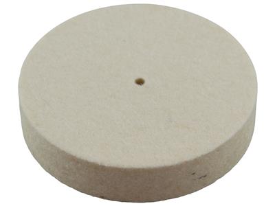 Meule feutre, ronde, densité : standard, dimensions 60 x 13 mm, n°174, Hatho - Image Standard - 2