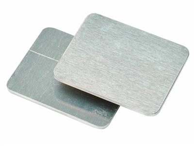 Plaquette pour cadre aluminium 50 x 35 mm, la paire