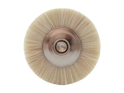 Brossette circulaire en poils de chèvre, diamètre 19 mm, Hatho - Image Standard - 2