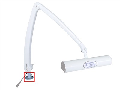 Pied seul pour lampe Acrobat Garbarino