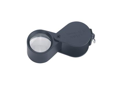 Loupe pliante triplet noire 18 mm, livrée avec étui, grossissement x10 - Image Standard - 2
