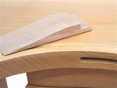 Etabli de bijoutier une place, double tiroir central, en hêtre - Image Standard - 3