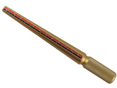 Triboulet en aluminium Or, avec 3 numérotations - Image Standard - 2