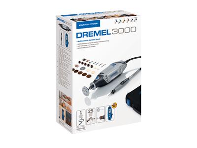 Kit outil multifonction avec 25 accessoires et Support, Dremel 3000 - Image Standard - 8