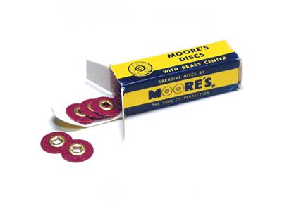 Disques en papier abrasif Moore, gros grain, diamètre 22 mm, boîte de 50 - Image Standard - 2