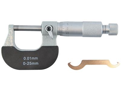 Palmer, ouverture de 0 à 25 mm, touche 6,5 mm, précision 0,01 mm, Augusta - Image Standard - 2